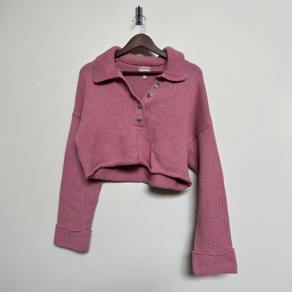 Show Me Your Mumu Crawford Collared Sweater